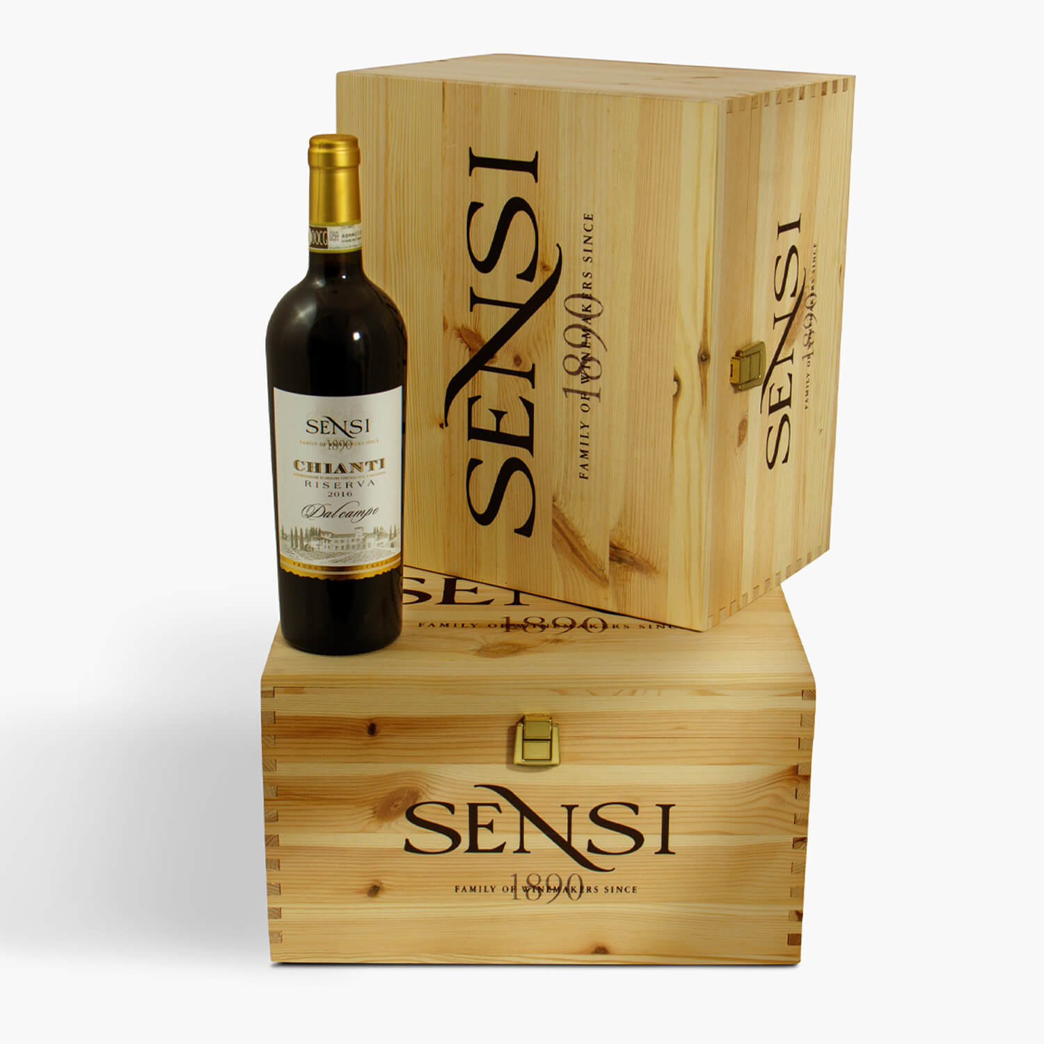 Sensi / Boîte en bois de 6 bouteilles
